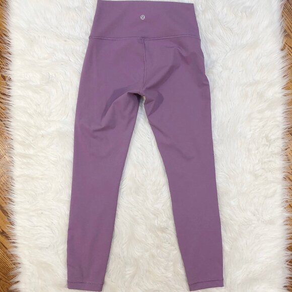 NWOT! LULU Wunder Under High-Rise Tight 25" *Luxtreme W5DKYS Wisteria Purple 6 - Picture 5 of 13